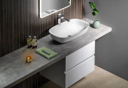 Sapho Avice Podstavec pod umývadlo 140x50 cm, cement AV1407 - galéria #3