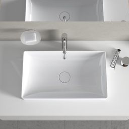 Duravit DuraSquare Umývadlo 60 cm, DuraCeram, biele 2355600000 - galéria #3