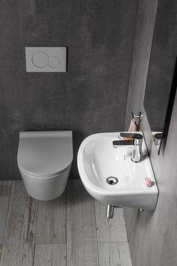 Aqualine Keramické umývadlo 45x35 cm, biele 10TP71045 - galéria #3