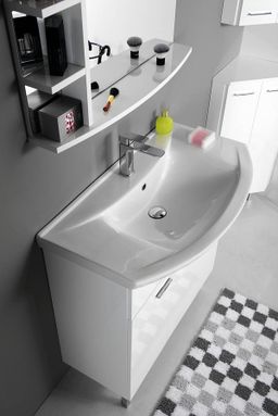 Aqualine Zero Nábytok umývadlo 86x50 cm, biela 6085 - galéria #1