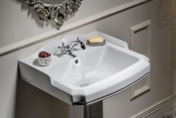 Aqualine Antik Umývadlo 58x47 cm, biele AK102 - galéria #3