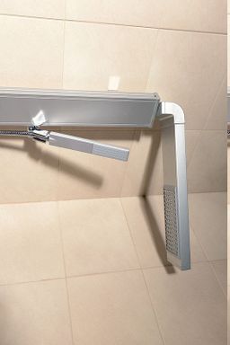 Aqualine Rome Sprchový stĺp na pripojenie k batérii 82,2 cm, hliník SL760 - galéria #2