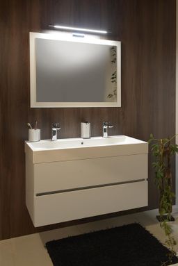 Sapho Largo Skrinka pod umývadlo 99 x 41 cm, biela LA101 - galéria #1