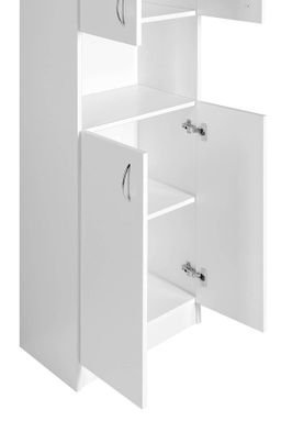 Aqualine Simplex Eco Vysoká skrinka 50 x 180 cm, biela matná SIME520 - galéria #1