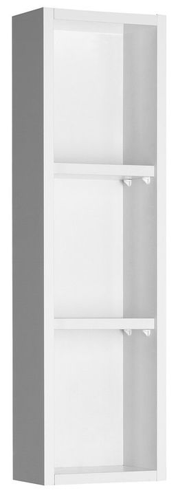 Aqualine Zoja Policová skrinka na zrkadlo Korin, 20x70x12 cm, biela 45463 - galéria #1