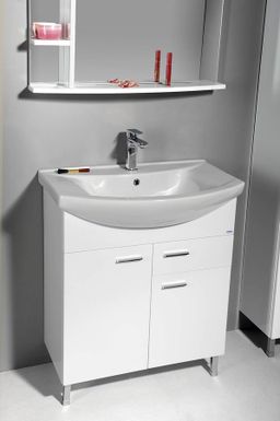 Aqualine Zoja Umývadlová skrinka 71,5x74x34 cm, biela 51075A - galéria #4
