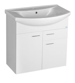 Aqualine Zoja Umývadlová skrinka 71,5x74x34 cm, biela 51075A - galéria #2