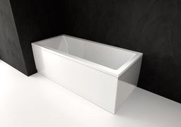 Polysan Plain Panel predný 180, ľavý, 1800x590 mm, biely 72642 - galéria #1
