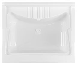 Plastové umývadlo Aqualine na skrinku 60 x 50 cm, biele PI6050 - galéria #2