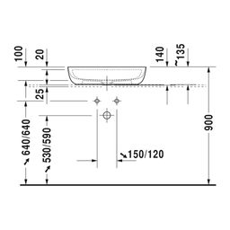 Duravit Luv Umývadlo 60x40 cm, biele 0380600000 - galéria #2