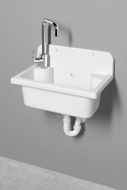 Aqualine Plastová závesná výlevka 55 x 37 cm, biela, PI5052 - galéria #2