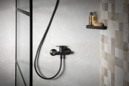 Aqualine Lotta Nástenná sprchová batéria, rozteč 150 mm, čierna LT611B - galéria #2