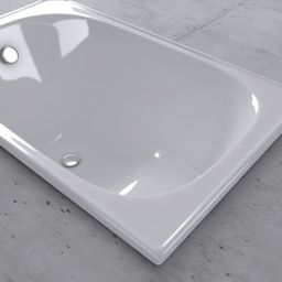 Aqualine Smaltovaná vaňa 105x70 cm, biela V105X70 - galéria #2
