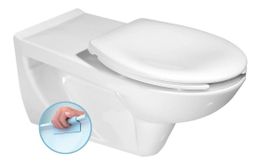 Závesná WC misa Sapho Handicap, predĺžená, Rimless, K670-002 - galéria #1