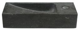 Umývadlo Sapho Block Stone 38x8x14 cm, antracit 2401-31 - galéria #1