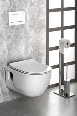 Sapho Brilla CleanWash Závěsné WC s bidetovou sprškou Rimless, bílá 100612 - galéria #4