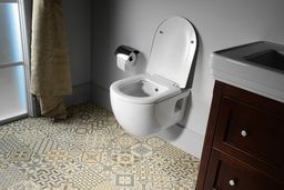 Sapho Brilla CleanWash Závěsné WC s bidetovou sprškou Rimless, bílá 100612 - galéria #2