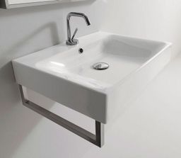 Kerasan Cento Keramické umývadlo 80x45 cm, biele 353301 - galéria #2