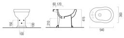 GSI Classic Bidet stojaci 37x54 cm ExtraGlaze, biely 8762111 - galéria #3