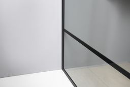 Gelco Cure Black Walk-In Wall 90 cm, čierny mat/čierne sklo CB90 - galéria #3