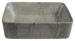 Sapho Dalma Keramické umývadlo 48x13x38 cm, grigio MM513 - galéria #1