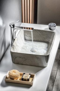 Sapho Dalma Keramické umývadlo 48x13x38 cm, grigio MM513 - galéria #4