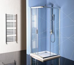 Sprchový kút Polysan Easy Square 80 x 80 cm, číre sklo EL5215 - galéria #2