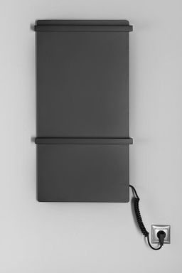Sapho Elmis EB430 Elektrický sušiak uterákov 40x80 cm, matná čierna - galéria #2