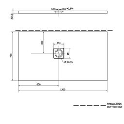 Polysan Flexia Vaňa z liateho mramoru 130x70x3 cm 90121 - galéria #1