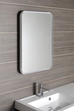 Zrkadlo Sapho Float s LED osvetlením v ráme, 60x80 cm, biele, 22572 - galéria #5