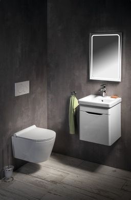 Zrkadlo Sapho Gemini 40x60 cm s osvetleným okrajom LED, GM040 - galéria #2