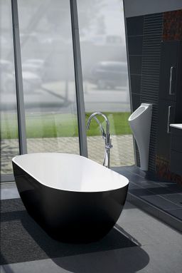 Polysan Reduta Voľne stojaca vaňa 170x80x46 cm, čierna/biela 72973 - galéria #2