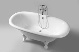 Polysan Regata Voľne stojaca vaňa 175x85x61 cm, biela - nohy biele 10221 - galéria #2