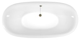 Polysan Regata Voľne stojaca vaňa 175x85x61 cm, biela - nohy biele 10221 - galéria #6