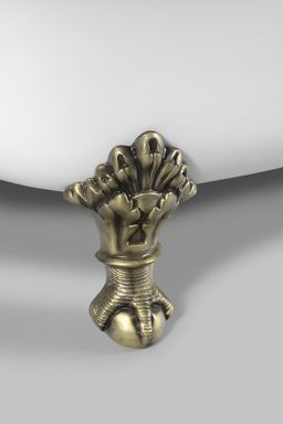 Polysan Regata Voľne stojaca vaňa 175x85x61 cm, biela - nohy bronz 10121 - galéria #5