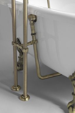 Polysan Regata Voľne stojaca vaňa 175x85x61 cm, biela - nohy bronz 10121 - galéria #6