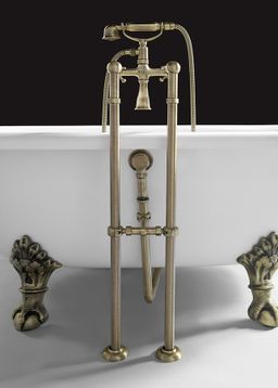 Polysan Regata Voľne stojaca vaňa 175x85x61 cm, biela - nohy bronz 10121 - galéria #7