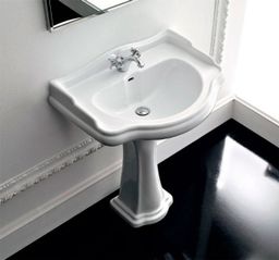 Kerasan Retro Keramické umývadlo 73x54 cm, biele 104701 - galéria #2