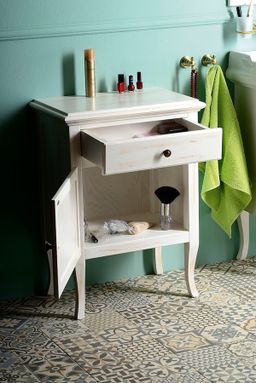 Sapho Retro skrinka 60x80x38 cm, stará biela-ľavá 1714 - galéria #1