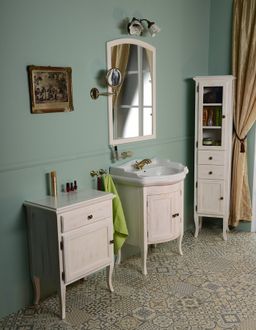 Sapho Retro skrinka 60x80x38 cm, stará biela-ľavá 1714 - galéria #2
