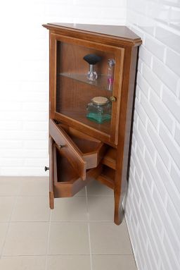 Sapho Retro Rohová skriňa 60x120x47 cm, buk-ľavá 1701 - galéria #3