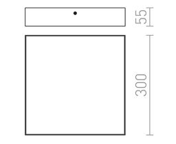 Sapho Risa Stropný LED svítidlo 30W, 230V, biela - galéria #1