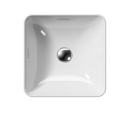 GSI Sand Umývadlo na dosku 38x38 cm, biele Extra glazúra 903811 - galéria #1
