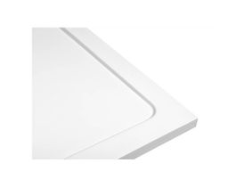 Aqualine Tecmi Sprchová vanička z liateho mramoru, štvorcová 80x80x3 cm PQ008 - galéria #1