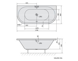 Polysan Viva Vaňa 175x80 cm, biela 89119 - galéria #4
