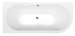 Polysan Viva Monolit Asymetrická vaňa 180x75x60 cm, ľavá biela 72099M - galéria #1