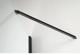 Polysan Zoom Black Sprchový kút, štvrtkruhový 90 x 90 cm, ľavý, matná čierna/číre sklo ZL2615BL - galéria #4