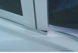 Polysan Zoom Sprchové dvere dvojdielne, 130 cm, chróm, číre sklo ZL1313 - galéria #2