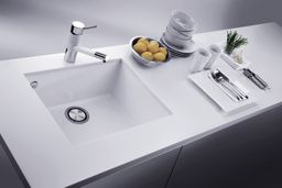 Sinks Cube 560 Granitový drez bez odkvapkávača, 56x50,5 cm, mlieko, TLCU56050028 - galéria #1
