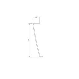 Polysan Čelný panel Lussa 90, 900 mm, R55, biely 71694 - galéria #1